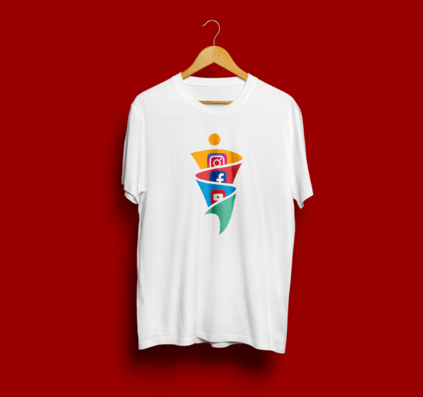 Social Media Printed T-Shirt